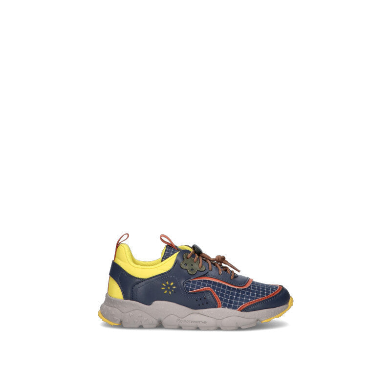 FLOWER MOUNTAIN by Naturino Sneaker bimba blu/gialla/rossa