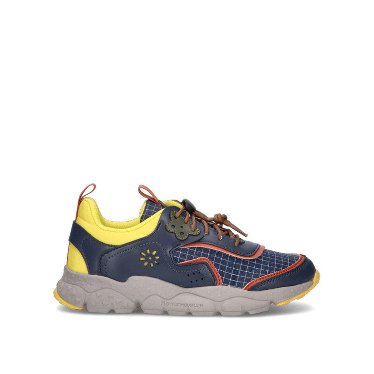 FLOWER MOUNTAIN by Naturino Sneaker ragazzo blu/gialla/rossa