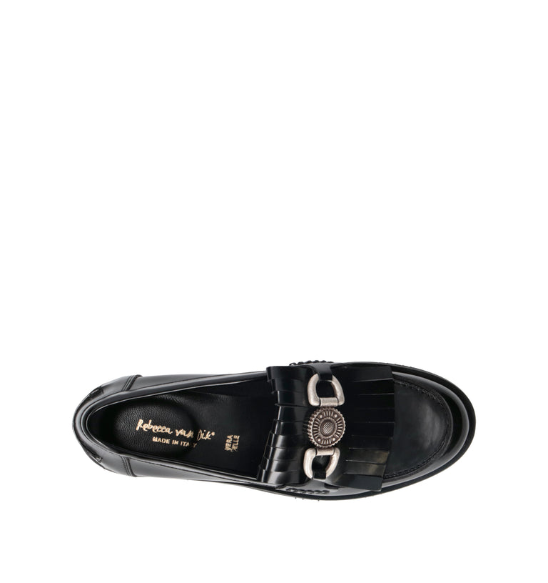 REBECCA VAN DIK Mocassino donna nero