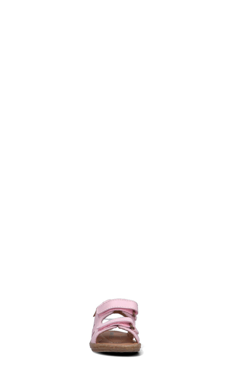 NATURINO Sandalo bimba rosa in pelle