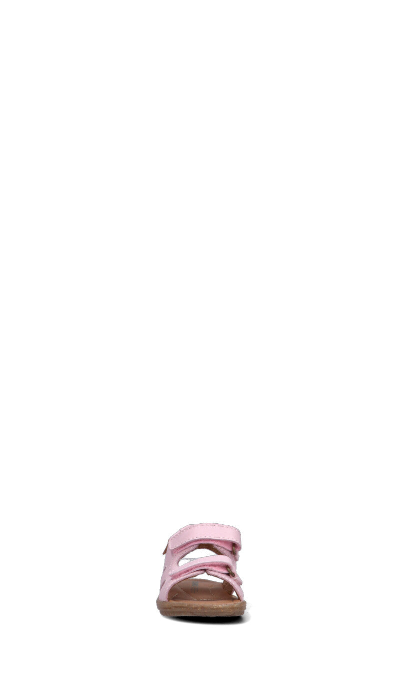 NATURINO Sandalo bimba rosa in pelle