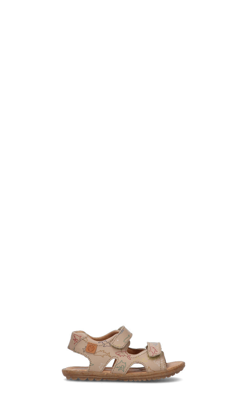 NATURINO Sandalo bimbo taupe in pelle