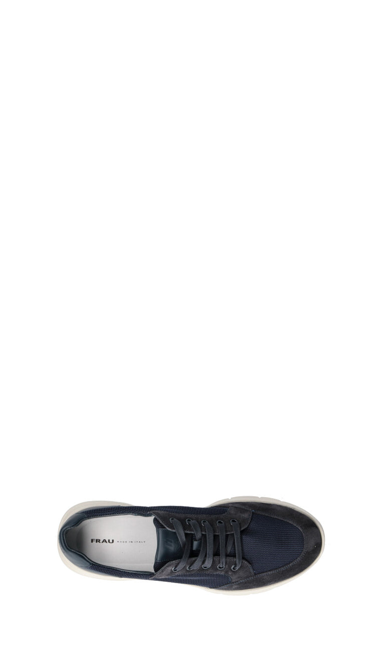 FRAU Sneaker uomo blu in pelle