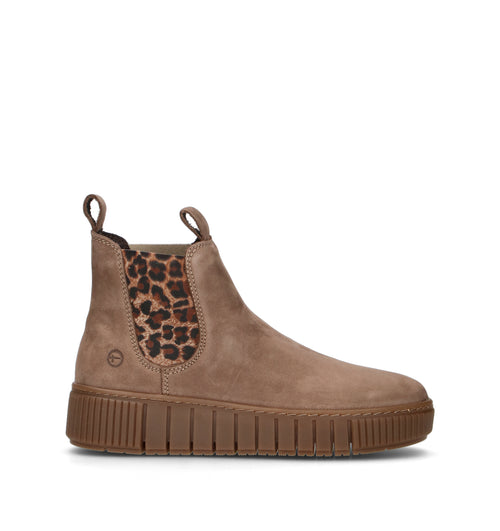 TAMARIS Beatles donna taupe in nabuk