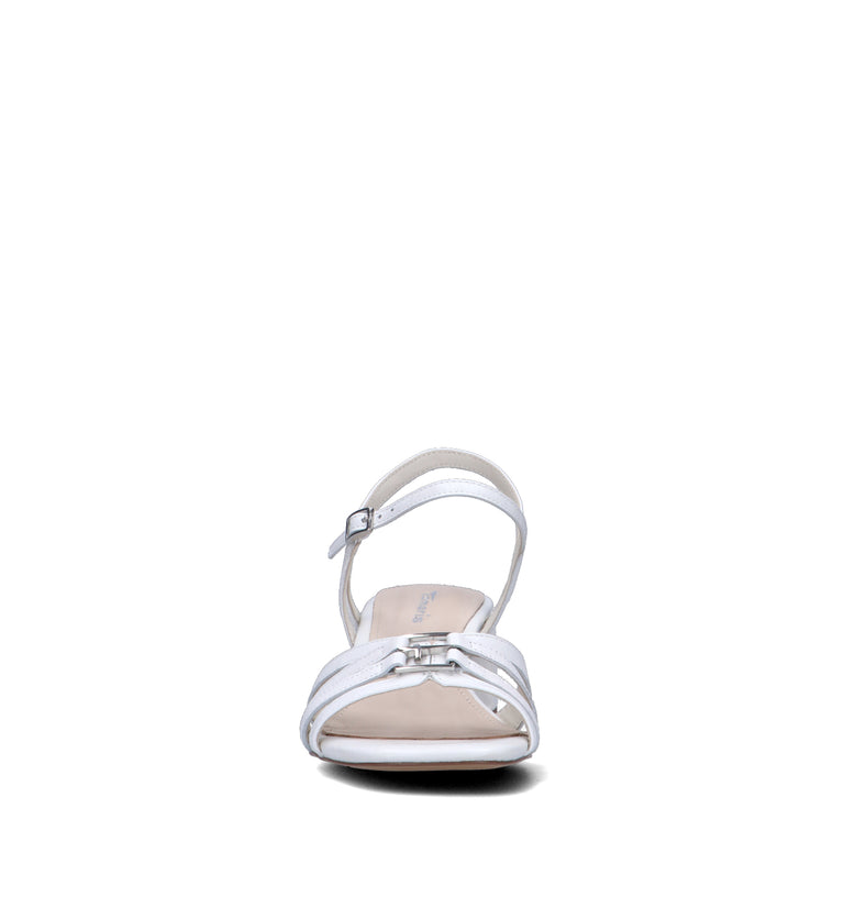 TAMARIS Sandalo donna bianco in pelle