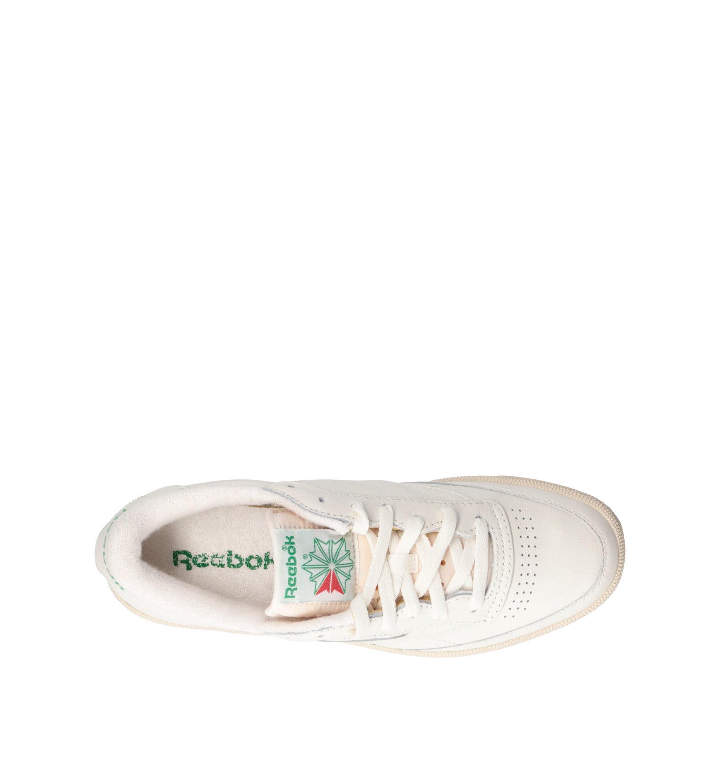 REEBOK Sneaker uomo panna in pelle