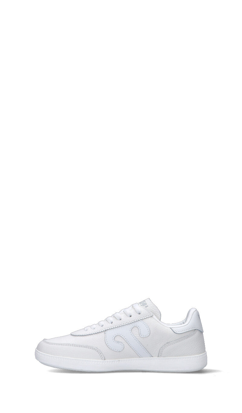 WUSHU Sneaker donna bianca in pelle