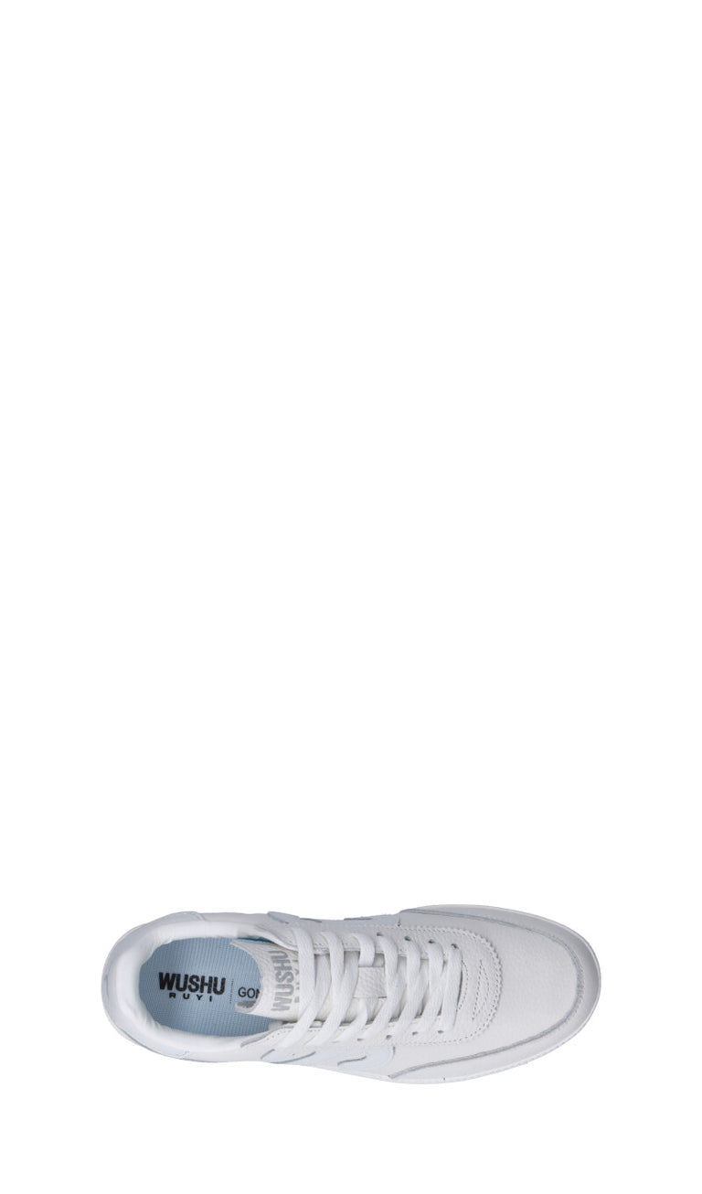 WUSHU Sneaker donna bianca in pelle