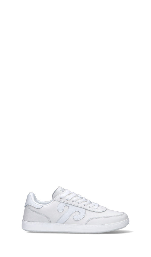 WUSHU Sneaker donna bianca in pelle