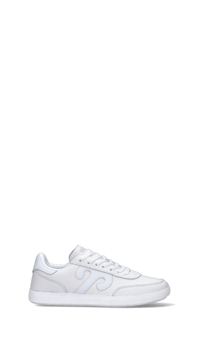 WUSHU Sneaker donna bianca in pelle