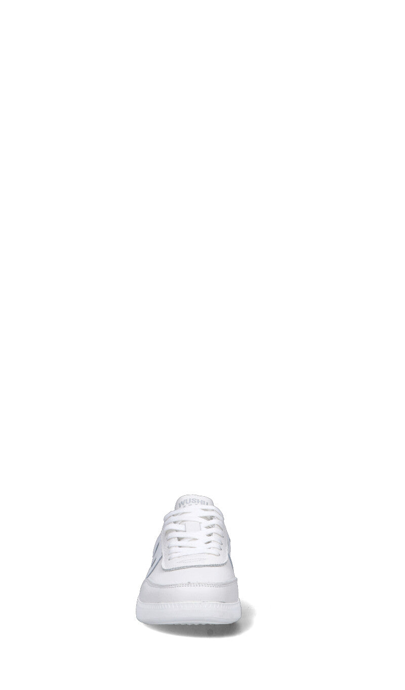 WUSHU Sneaker uomo bianca in pelle