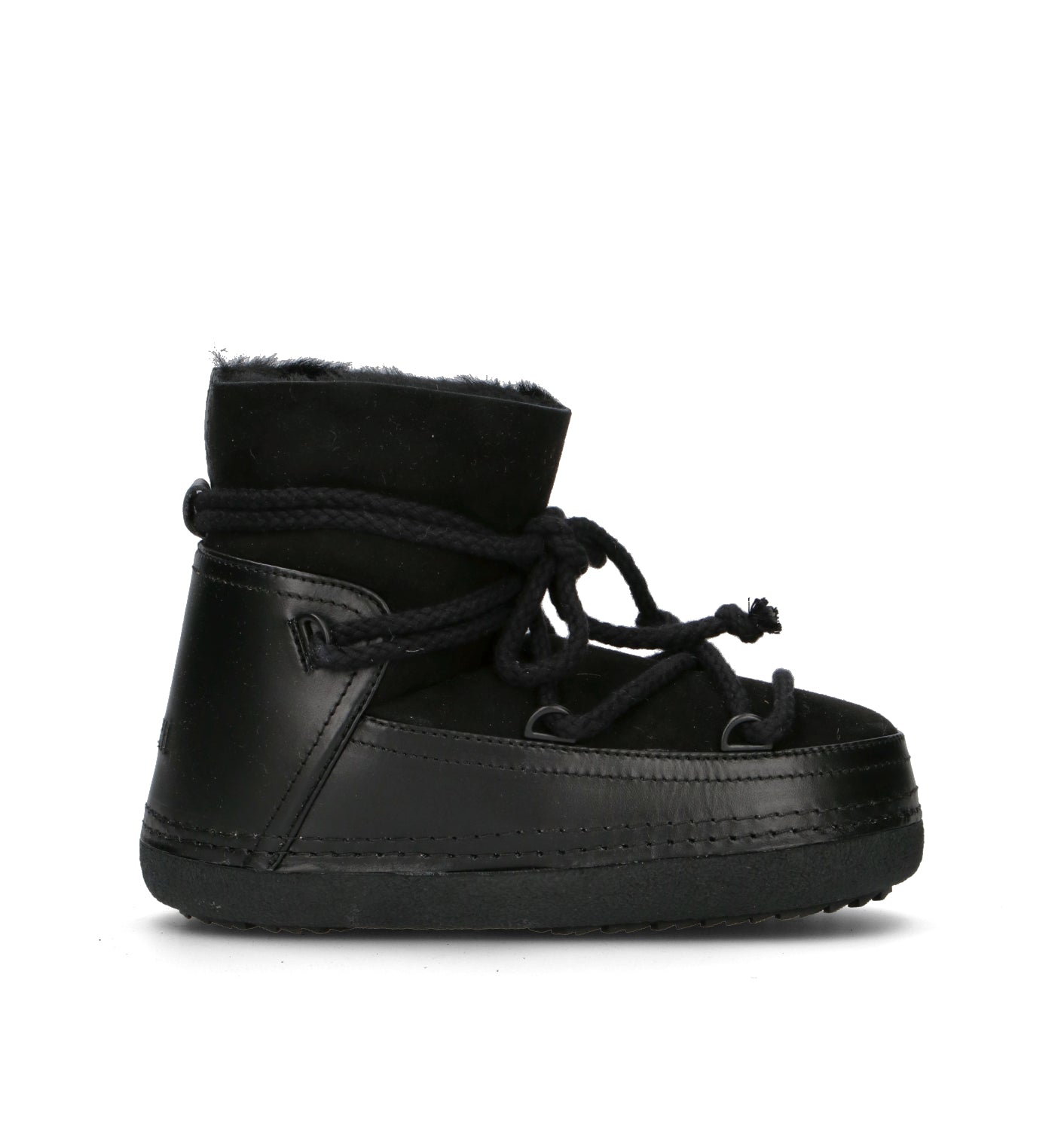 INUIKII Doposci donna nero in suede
