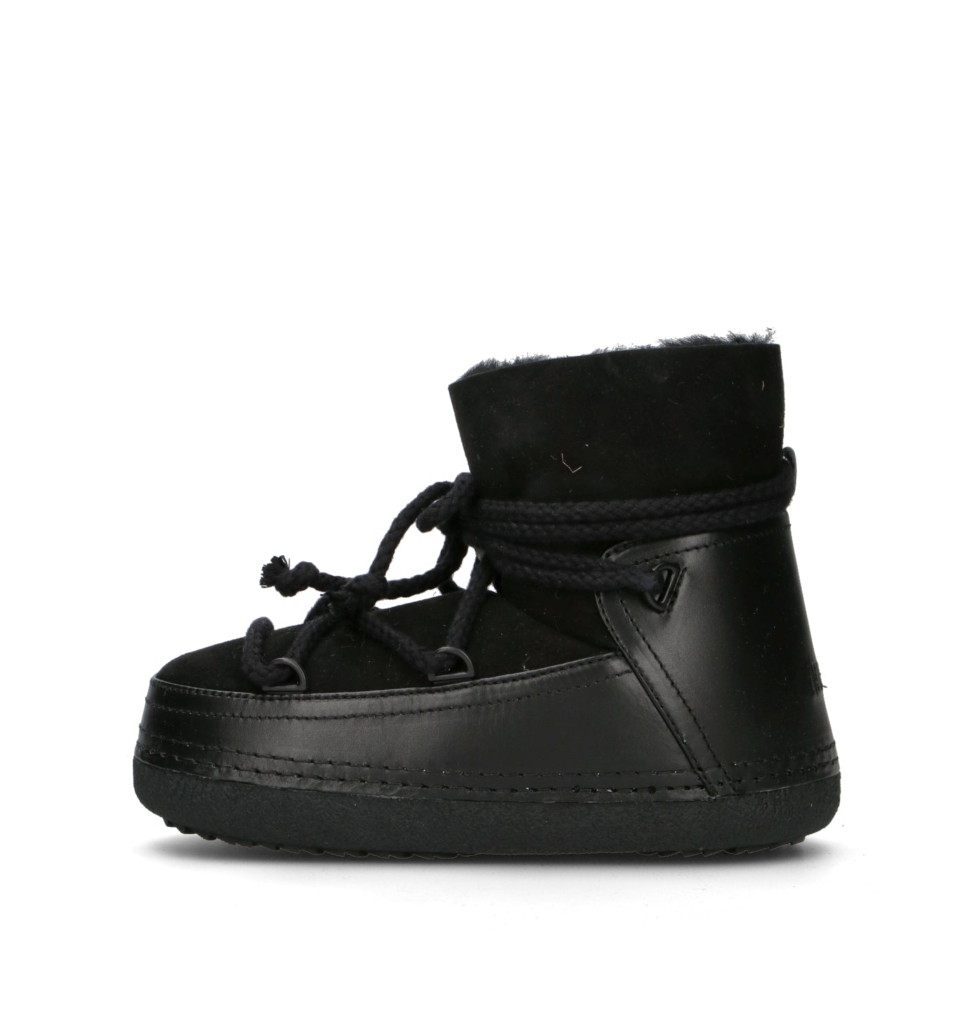 INUIKII Doposci donna nero in suede