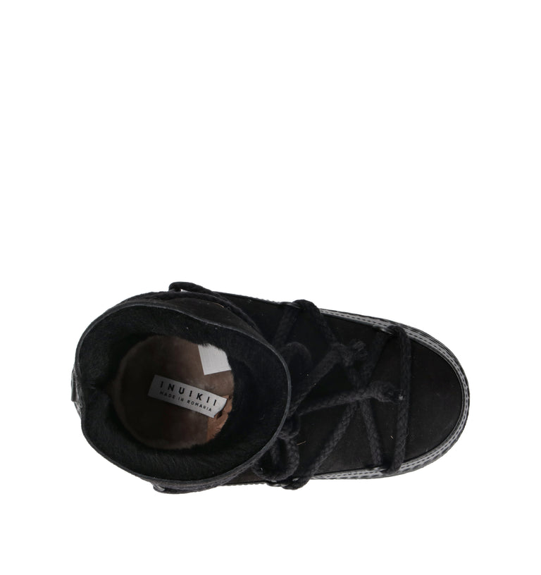 INUIKII Doposci donna nero in suede
