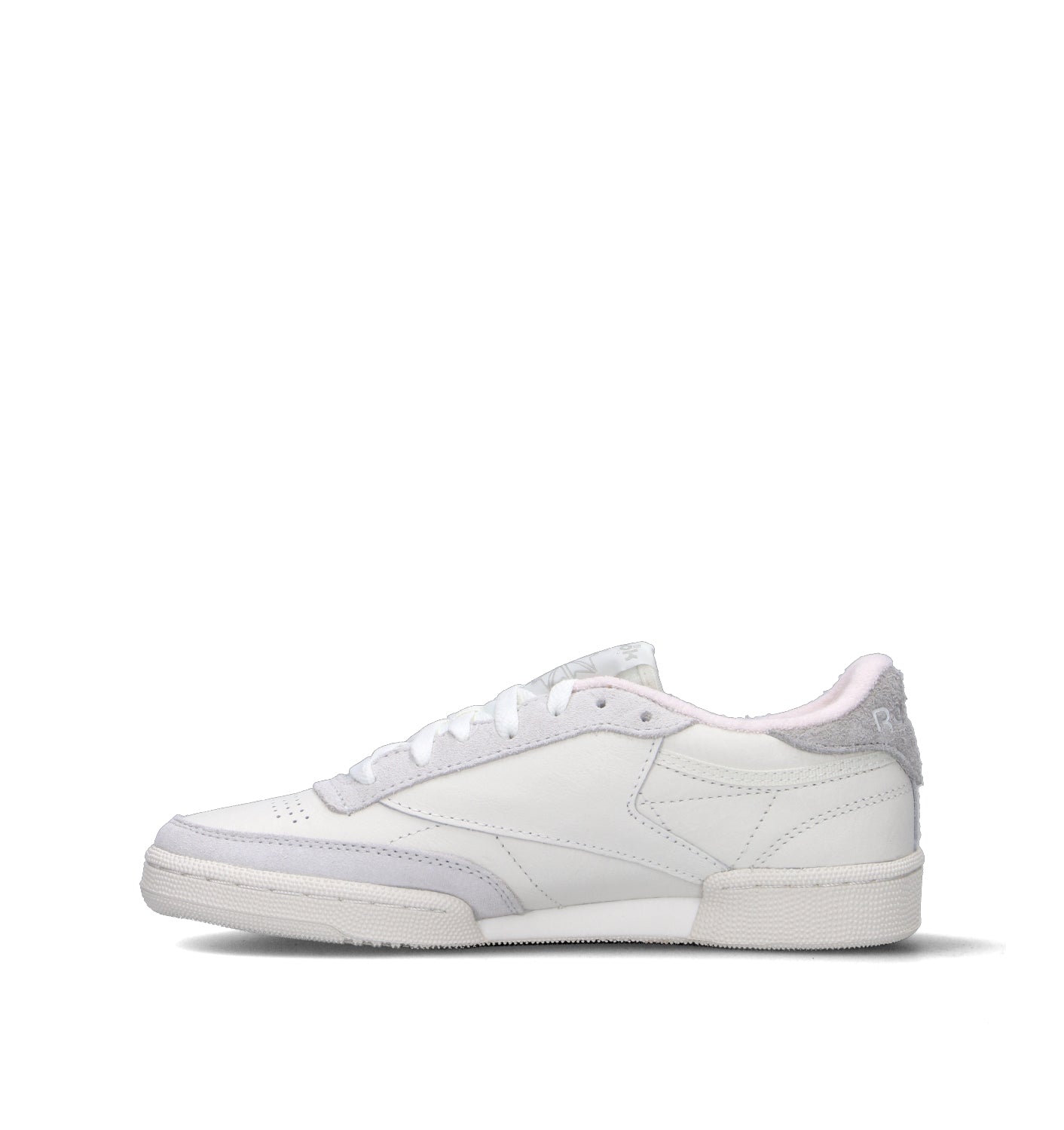 REEBOK Sneaker donna bianca/grigia in pelle