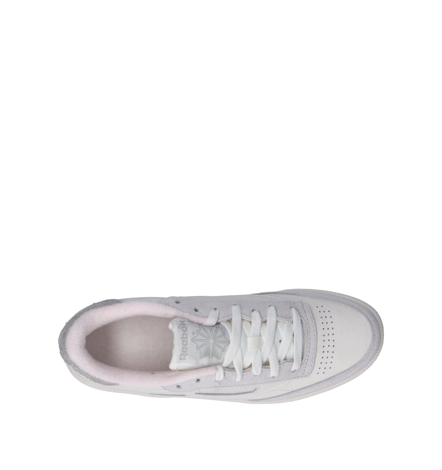 REEBOK Sneaker donna bianca/grigia in pelle