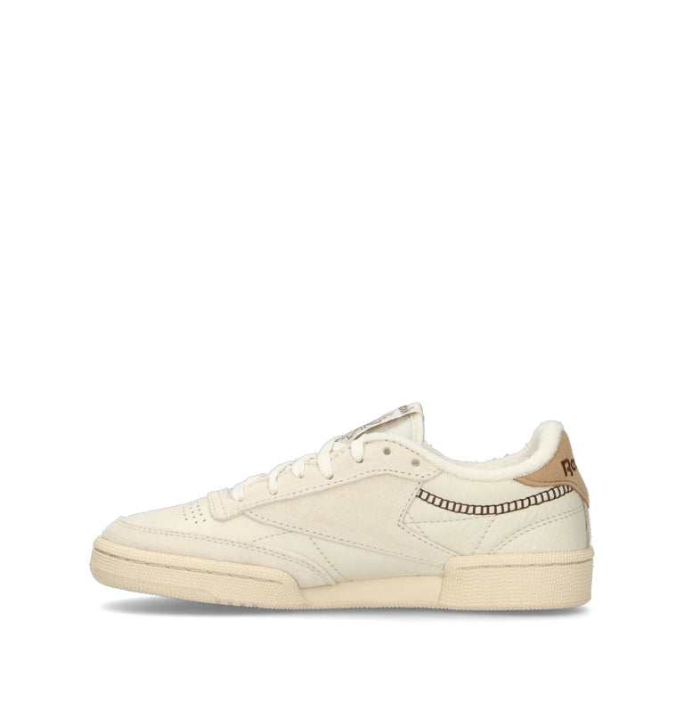 REEBOK Sneaker donna panna in pelle