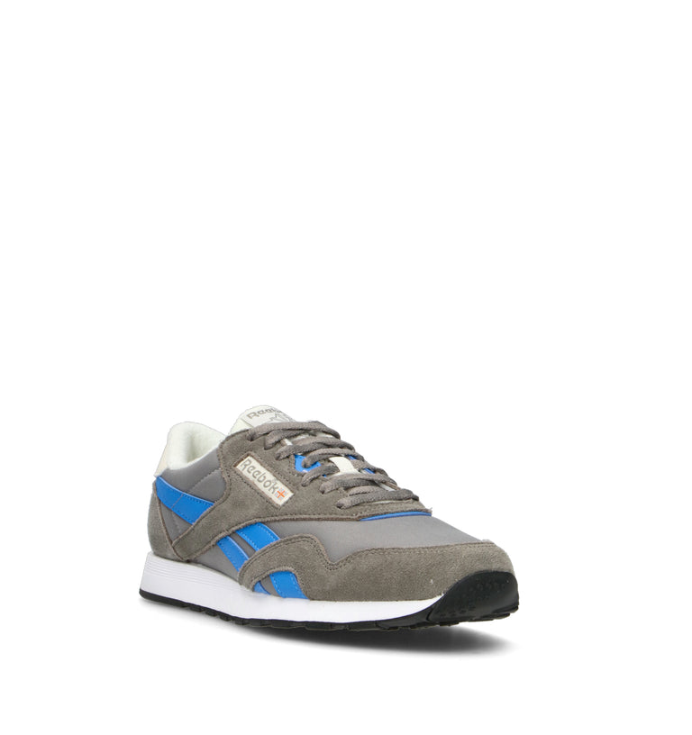 REEBOK Sneaker uomo grigia/azzurra
