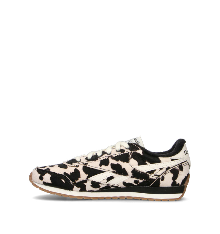 REEBOK Sneaker donna bianca/nera in cavallino