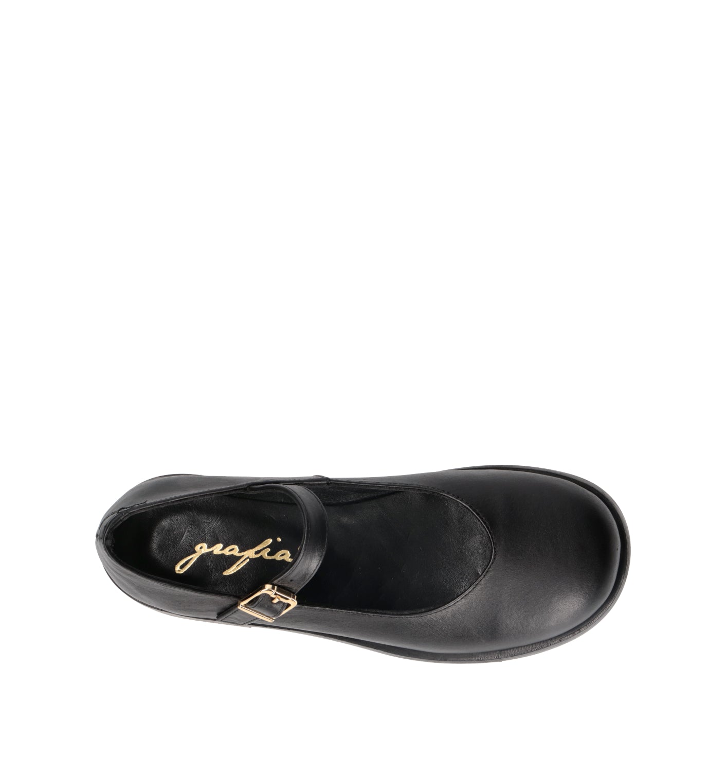 GRAFIA Ballerina donna nera in pelle