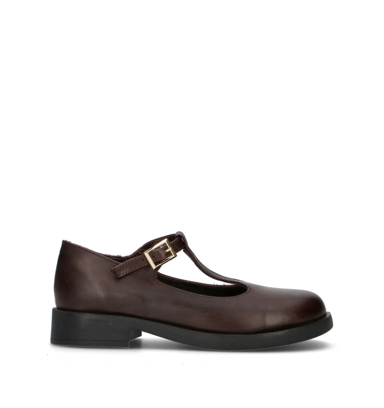 GRAFIA Ballerina donna marrone in pelle
