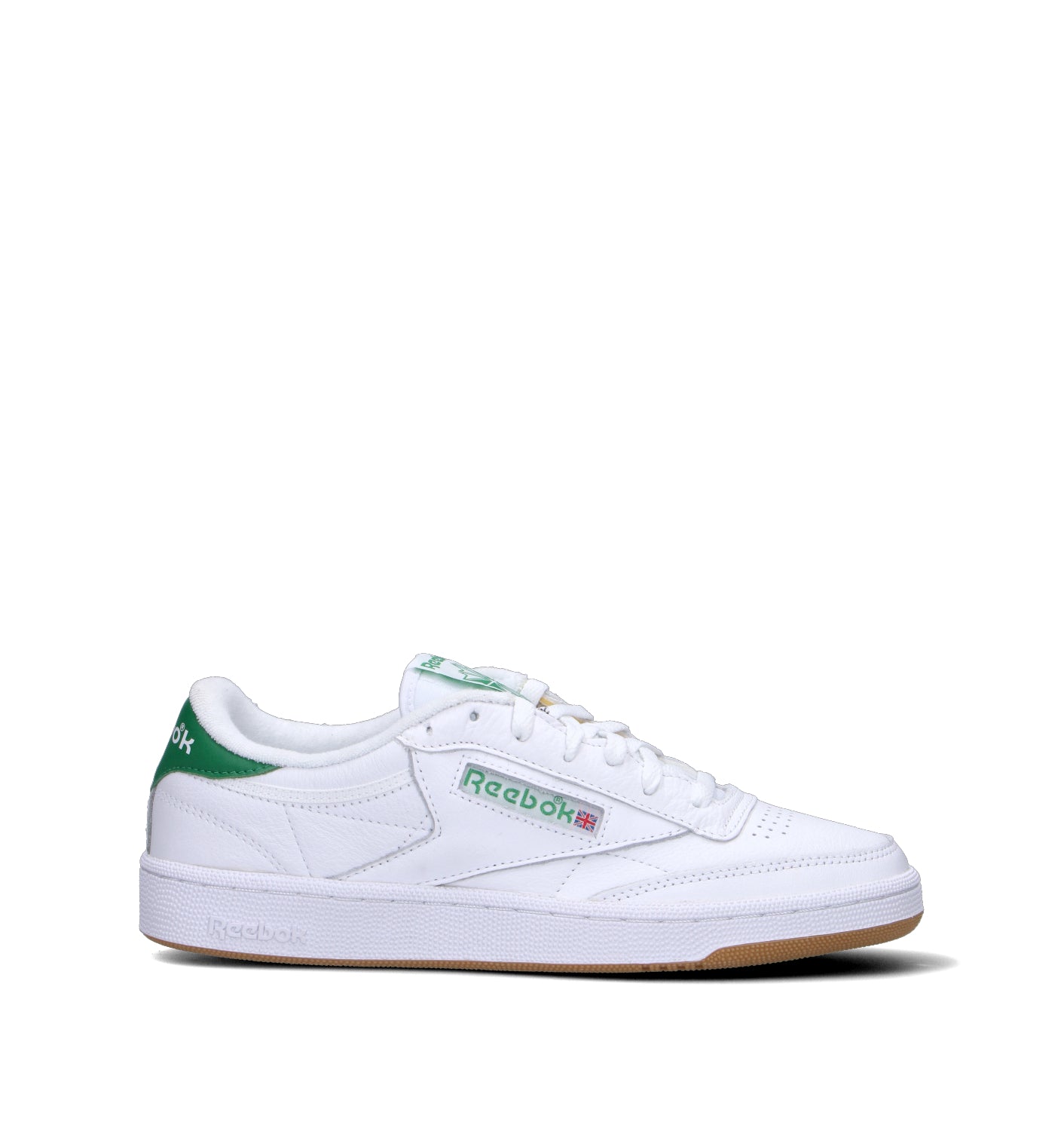 REEBOK Sneaker donna bianca/verde in pelle