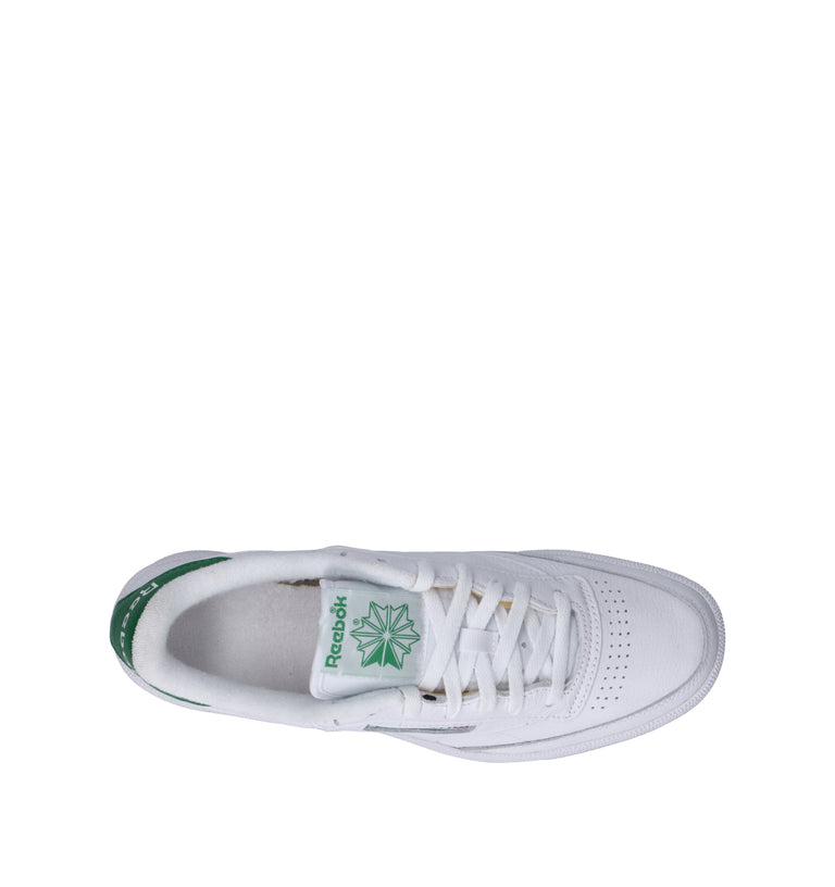 REEBOK Sneaker donna bianca/verde in pelle