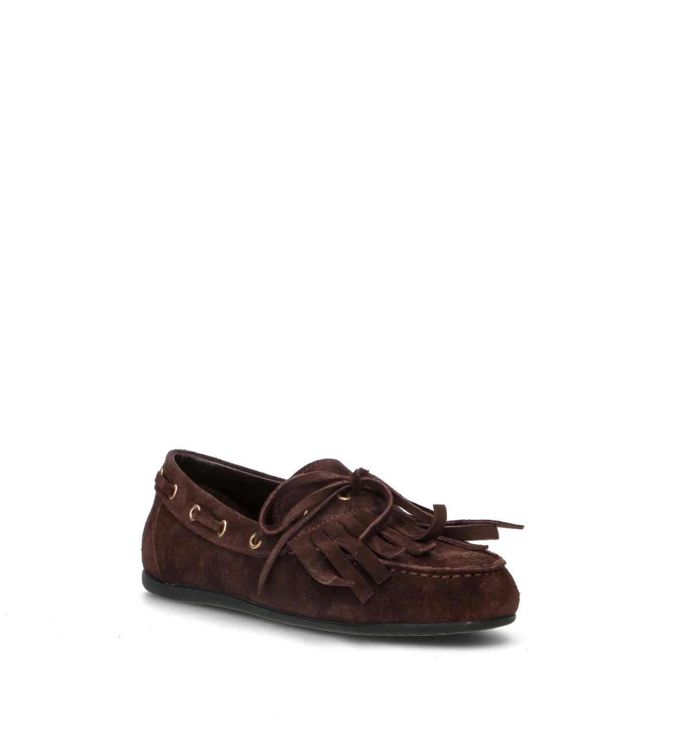 GRAFIA Mocassino donna marrone in suede