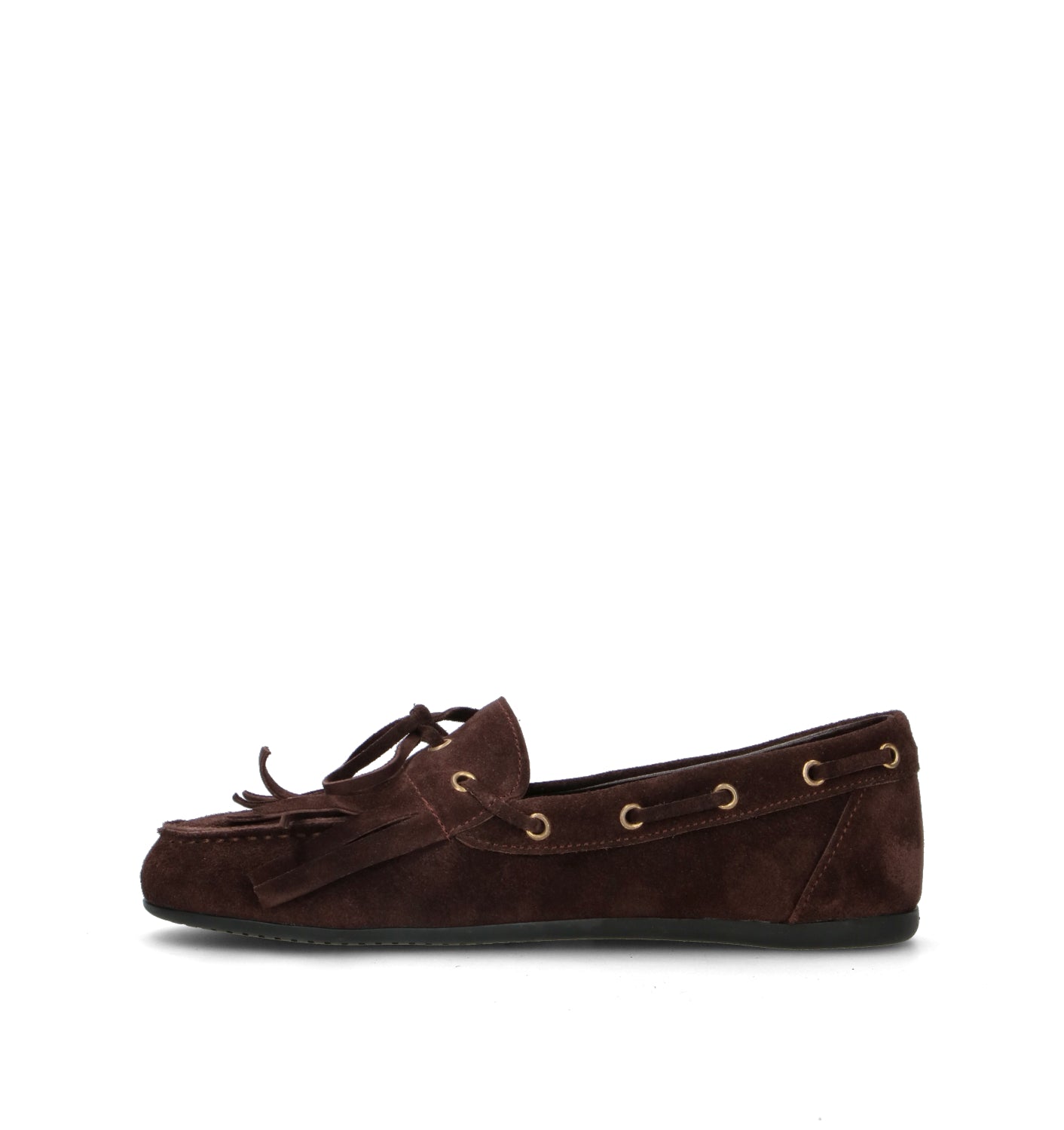 GRAFIA Mocassino donna marrone in suede