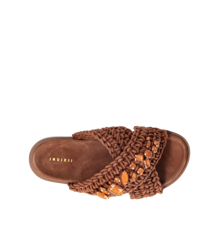 INUIKII Ciabatta donna marrone