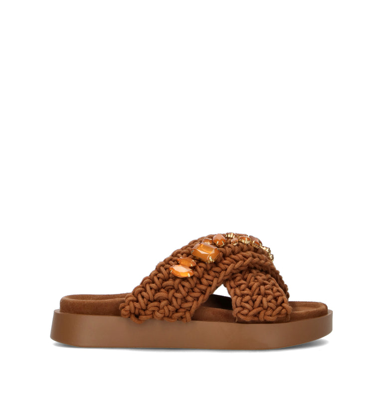 INUIKII Ciabatta donna marrone