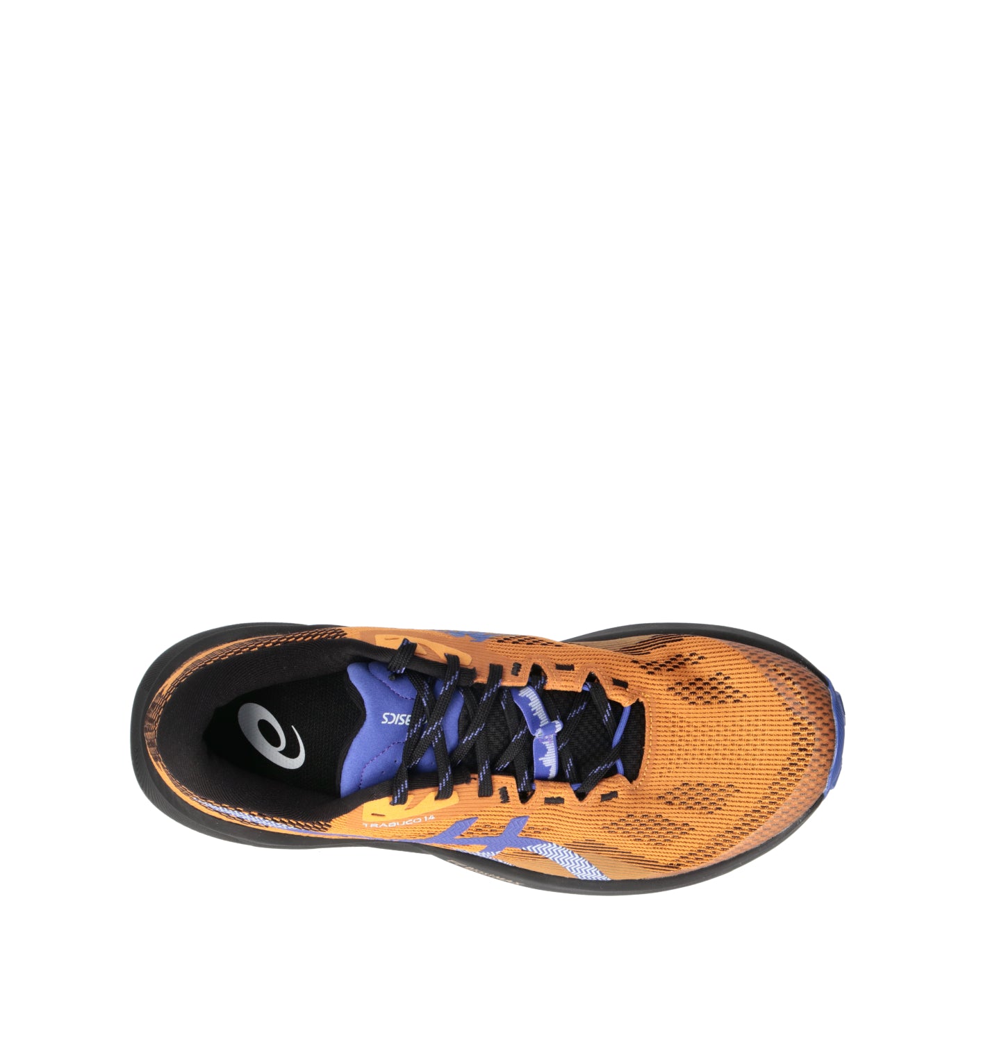 ASICS TRABUCO 14 Scarpa running uomo arancio/blu