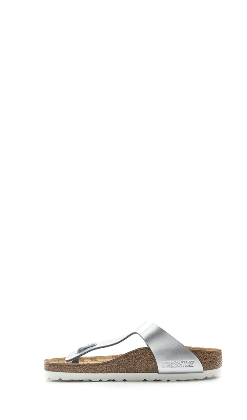 BIRKENSTOCK GIZEH KIDS Ciabatta bimba argento