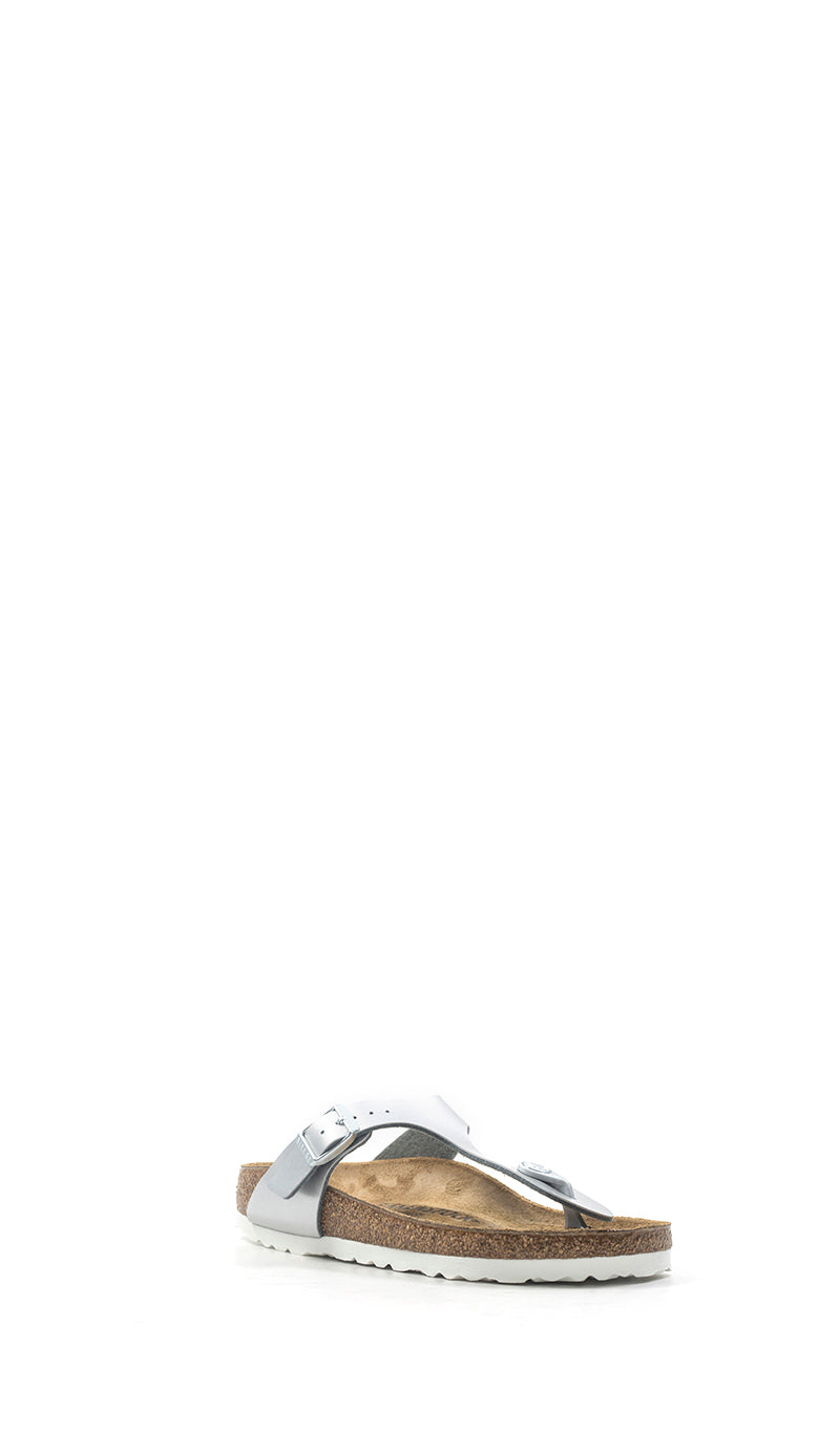 BIRKENSTOCK GIZEH KIDS Ciabatta bimba argento