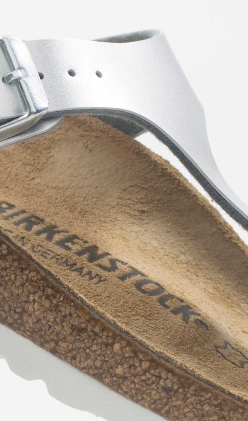 BIRKENSTOCK GIZEH KIDS Ciabatta bimba argento
