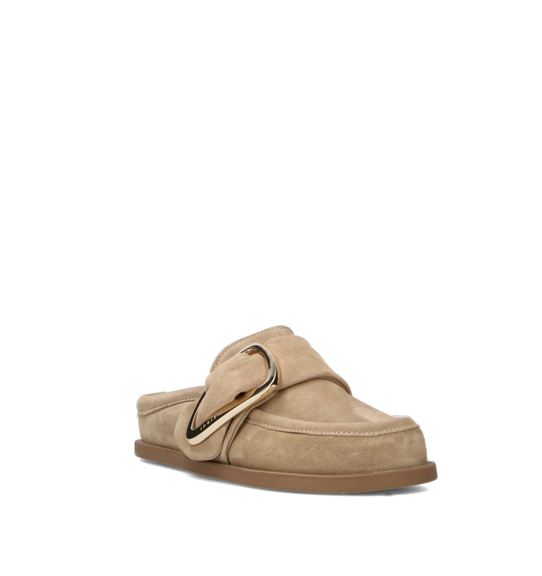 INUIKII Sabot donna beige in suede