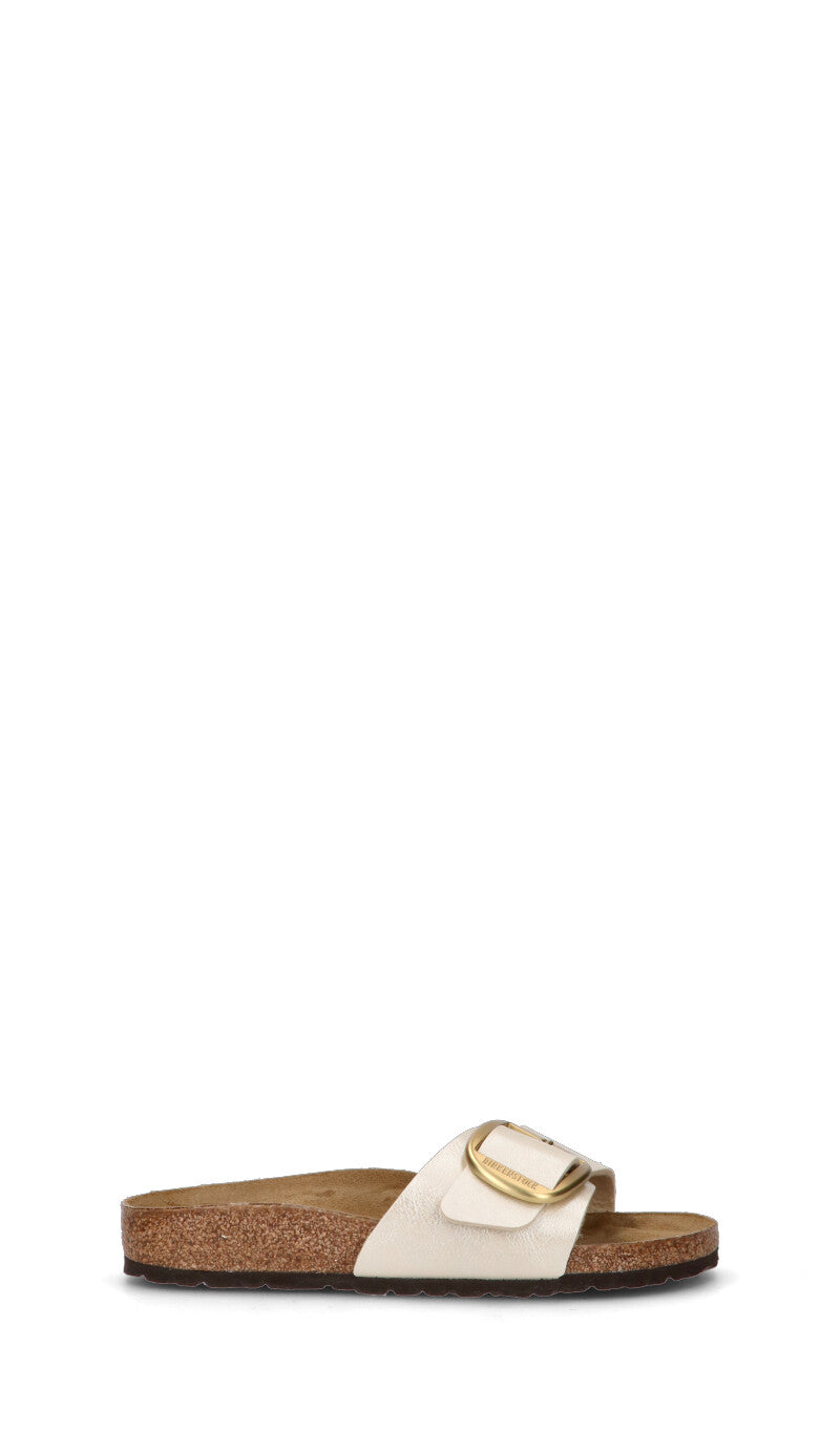 BIRKENSTOCK MADRID BIG BUCKLE Ciabatta donna bianca