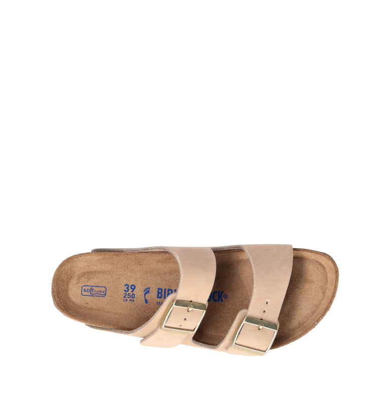 BIRKENSTOCK ARIZONA BS Ciabatta donna sandcastle in suede