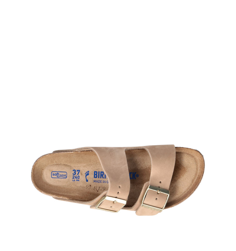 BIRKENSTOCK ARIZONA BS Ciabatta donna sandcastle in suede