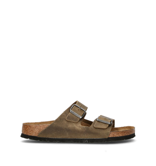 BIRKENSTOCK ARIZONA BS Ciabatta uomo verde in pelle