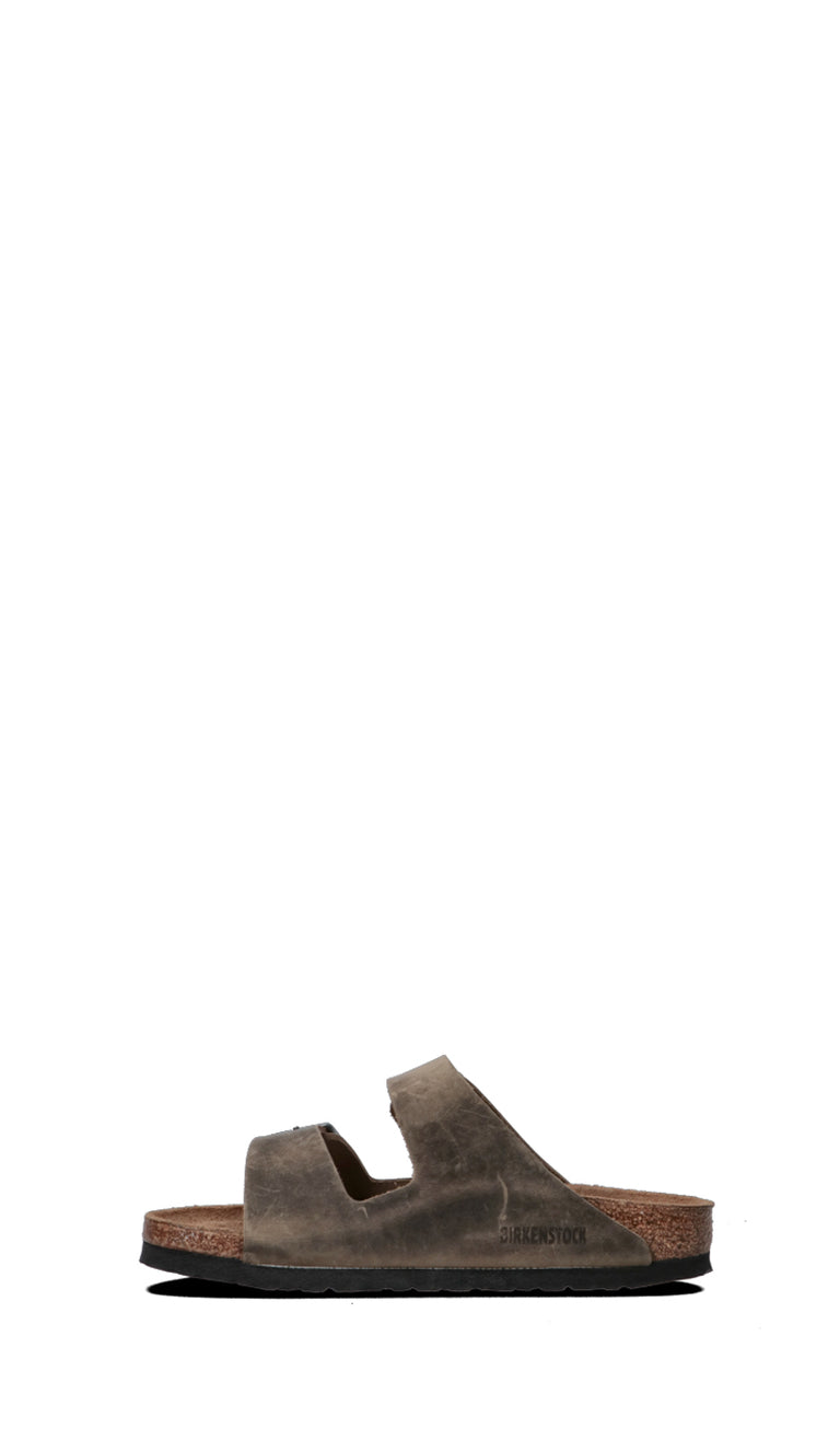 BIRKENSTOCK ARIZONA Ciabatta donna beige in pelle