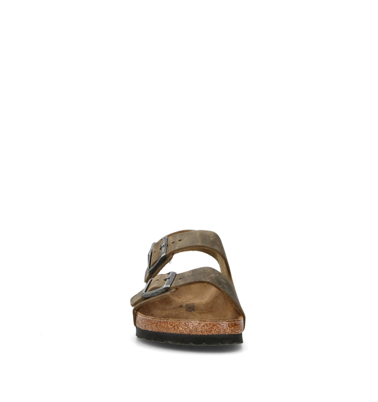 BIRKENSTOCK MILANO BS Sandalo uomo marrone in pelle