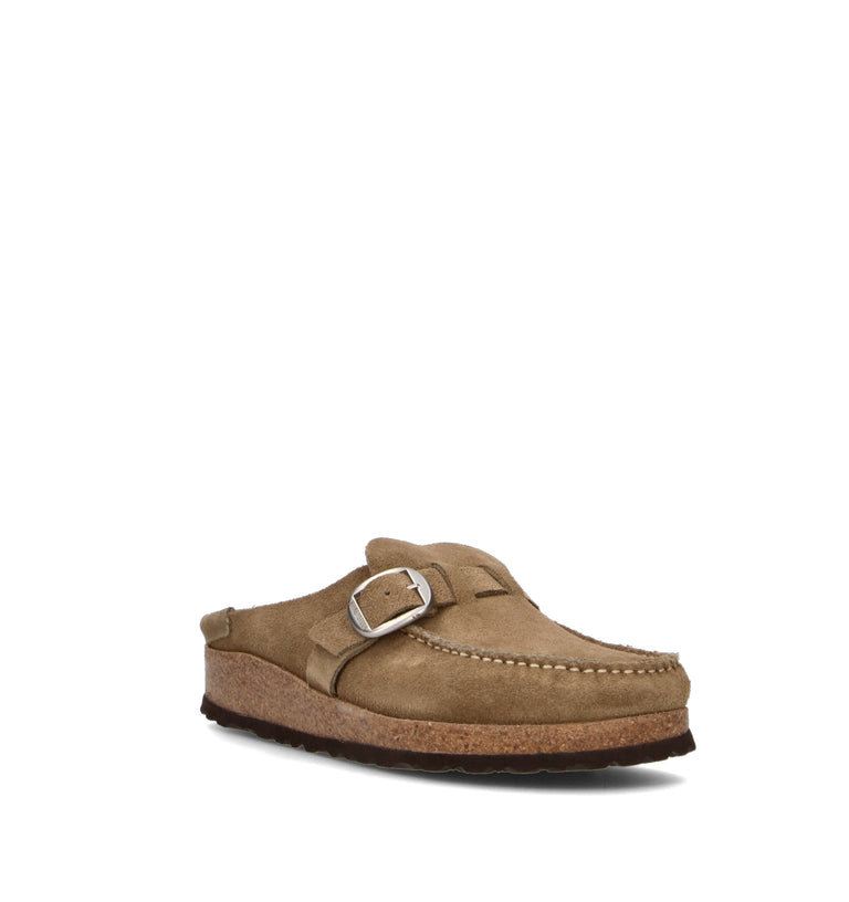BIRKENSTOCK BUCKLEY Sabot donna taupe in suede