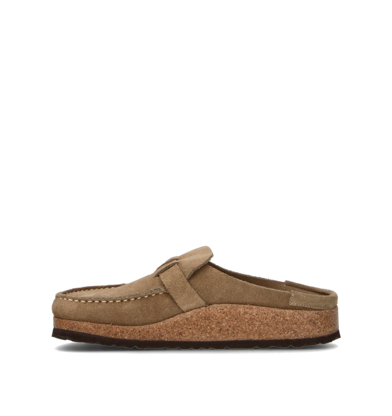 BIRKENSTOCK BUCKLEY Sabot donna taupe in suede
