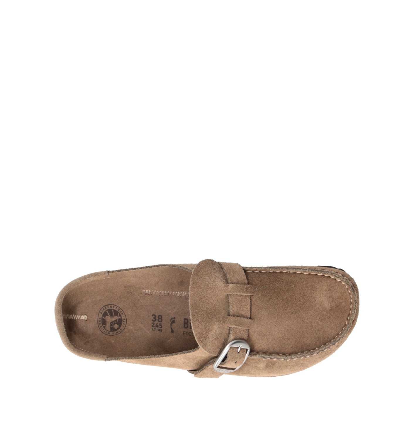 BIRKENSTOCK BUCKLEY Sabot donna taupe in suede