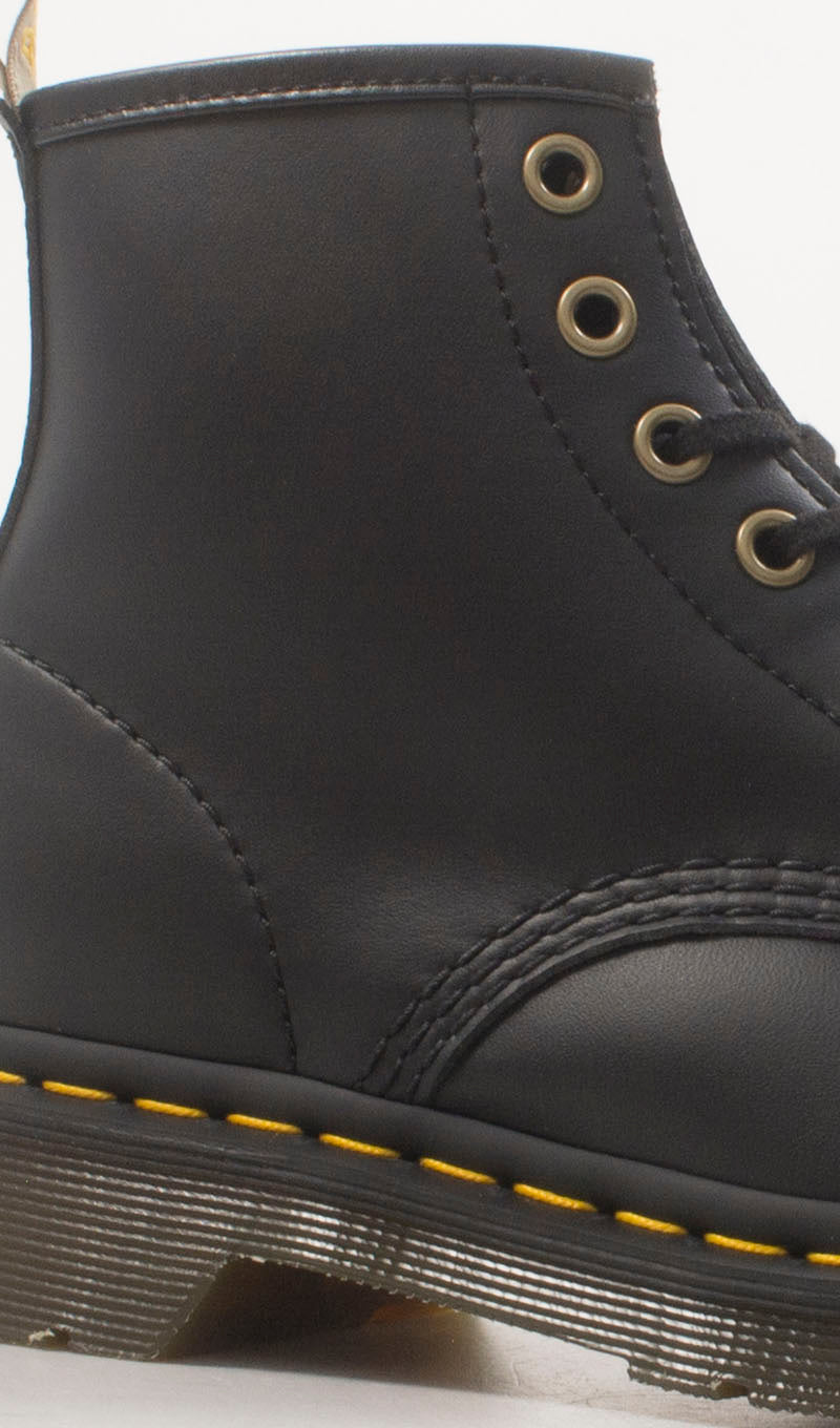 DR. MARTENS Anfibio donna nero in pelle