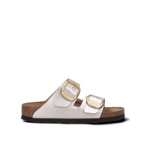 BIRKENSTOCK ARIZONA BUCKLE Ciabatta donna bianca