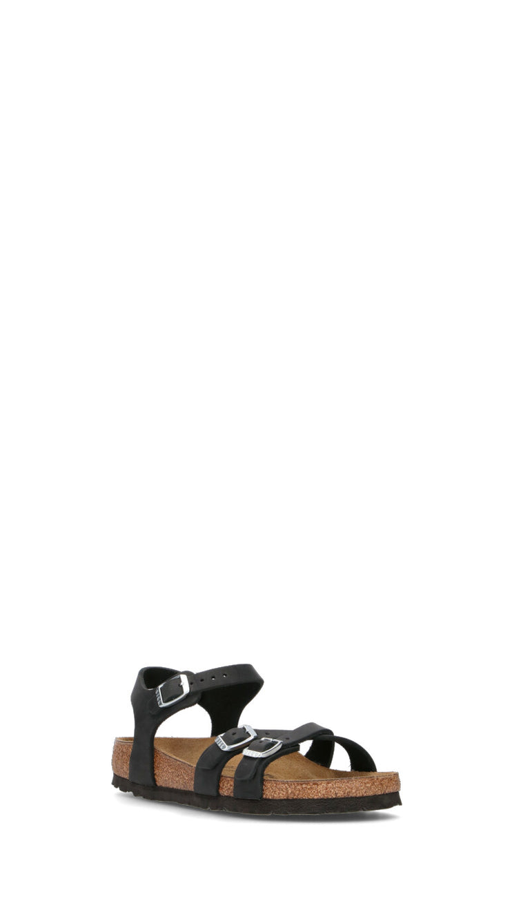 BIRKENSTOCK KUMBA Sandalo donna nero in pelle