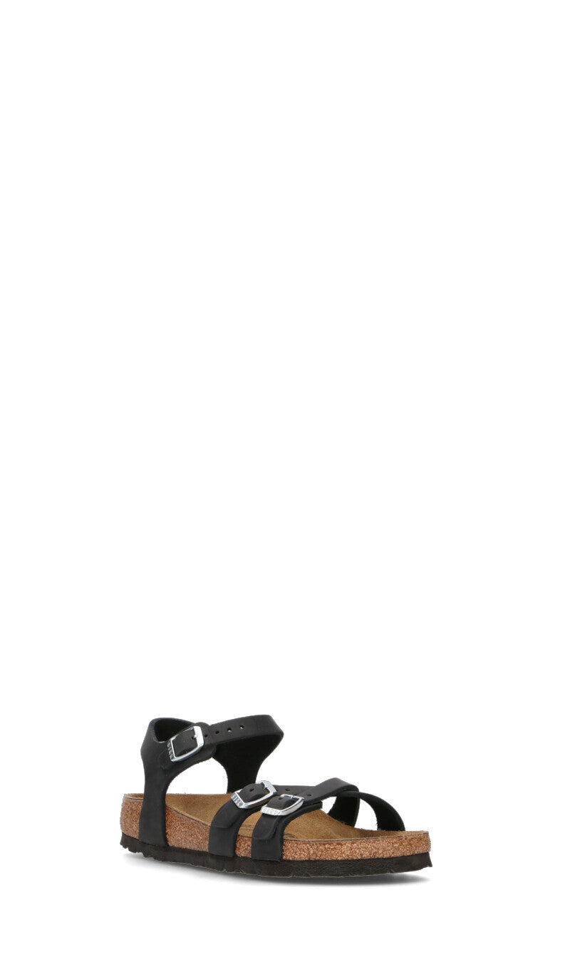 BIRKENSTOCK KUMBA Sandalo donna nero in pelle