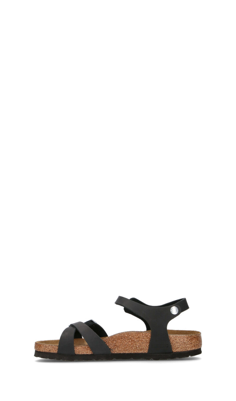 BIRKENSTOCK KUMBA Sandalo donna nero in pelle